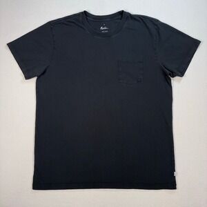 Katin Pocket Base T-Shirt Men's L Black 100% Organic Cotton Crewneck Logo Tee